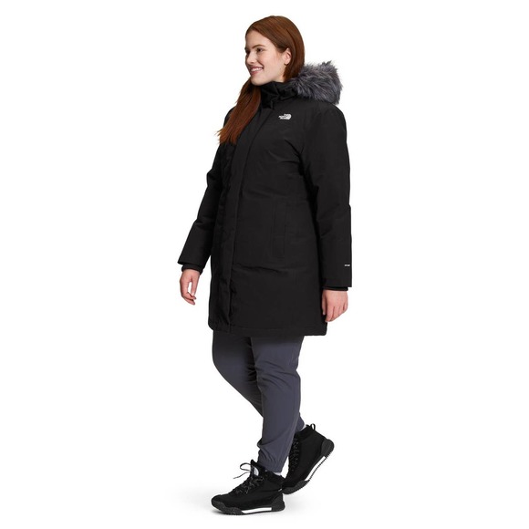 NWT The North Face Arctic Parka Full Zip Womens Winter Jacket coat size 1X black - Picture 2 of 9